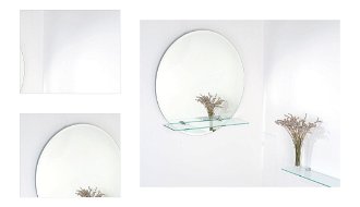 Zrkadlo s fazetou Amirro Georgina 60x60 cm 125-615 4