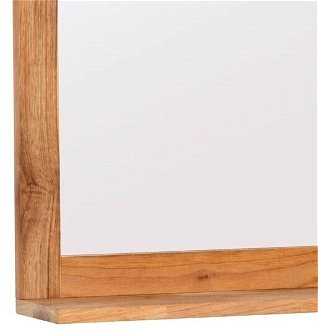 Zrkadlo s poličkou Naturel Home 60x61,5 cm zrkadlo HOMEZRC 8