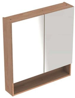 Zrkadlová skrinka Geberit Selnova 78,8x85 cm lamino orech hickory svetlý 501.271.00.1 2