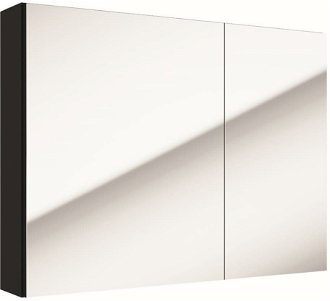 Zrkadlová skrinka Naturel Stilla 80x60 cm čierna STILLAE08004 2