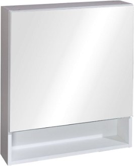 Zrkadlová skrinka Naturel Vario 60x68,6 cm lamino biela VARIOGBI 2