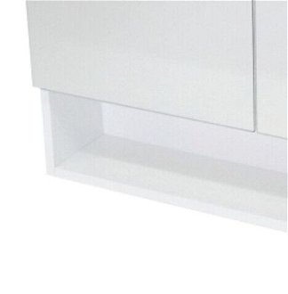 Zrkadlová skrinka Naturel Vario Dekor 75x68,6 cm lamino biela VARIOG75BI 8