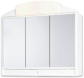 Zrkadlová skrinka s osvetlením Jokey 51x59 cm plast biela RANO 2