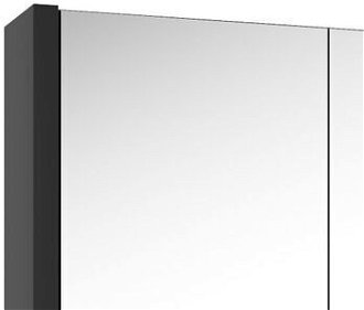 Zrkadlová skrinka SAT Delano 80x60 cm lamino čierna DELANOG80C 6