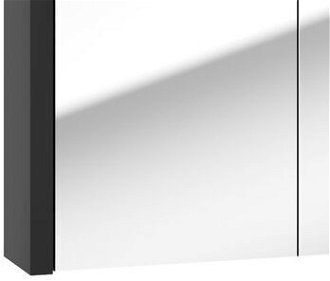 Zrkadlová skrinka SAT Delano 80x60 cm lamino čierna DELANOG80C 8