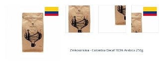 Zrnková káva - Colombia Decaf 100% Arabica 250g 1