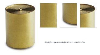 Zvyšujúci stojan pre stolný krb SPIN 120, zlatá - Höfats 1